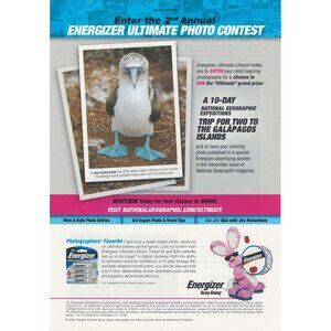 2009 Energizer Bunny Full Page Ad Original Ultimate Photo Contest u